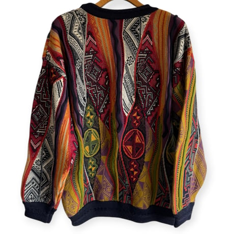 90's ART FACT 3D KNIT SWEATER