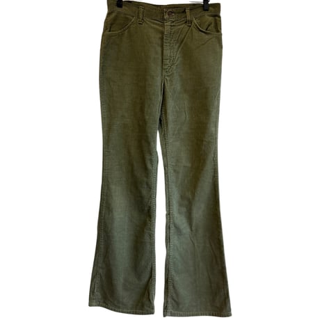 1970's WRANGLER TALON ZIPPER CORDUROY PANTS