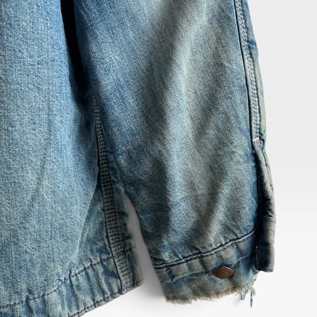 1960's〜 Mongomery Ward Denim Cover All Boro Size 44