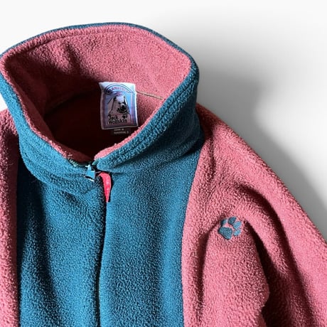 1990's Jack Wolfskin Size M Fleece Half Zip Tops