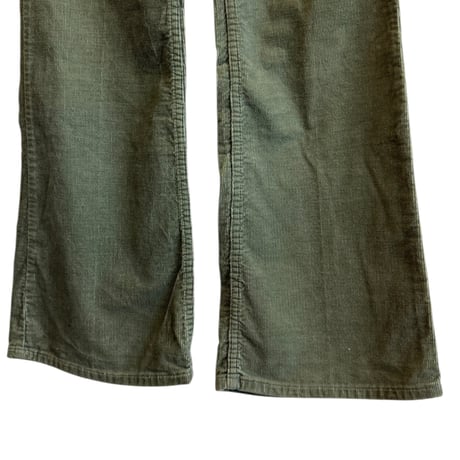 1970's WRANGLER TALON ZIPPER CORDUROY PANTS