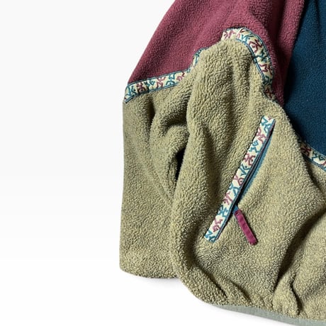 1990's Jack Wolfskin Size M Fleece Half Zip Tops