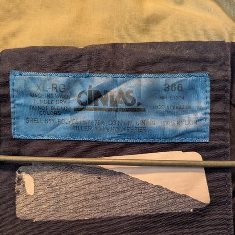 Cintas 366 work jkt
