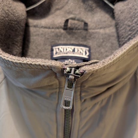 Lands' End nylon polartec fleece BLOUSON
