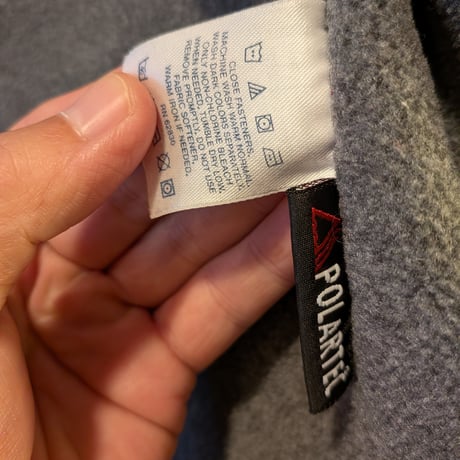 Lands' End nylon polartec fleece BLOUSON