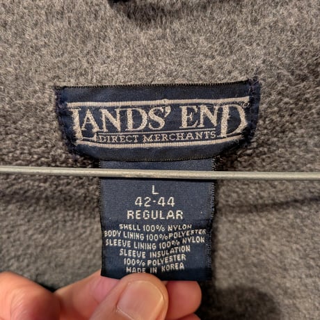 Lands' End nylon polartec fleece BLOUSON
