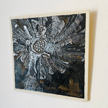 【Börje Skohg】ユニークピース**花の陶板《Gustavsberg》