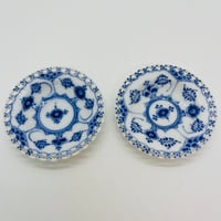 《Royal Copenhagen》  ブルーフルーテッド　ミニプレート / バターディッシュ-A