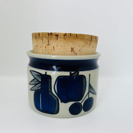 【Marianne Westman】コルク蓋つきジャー《Rörstrand》
