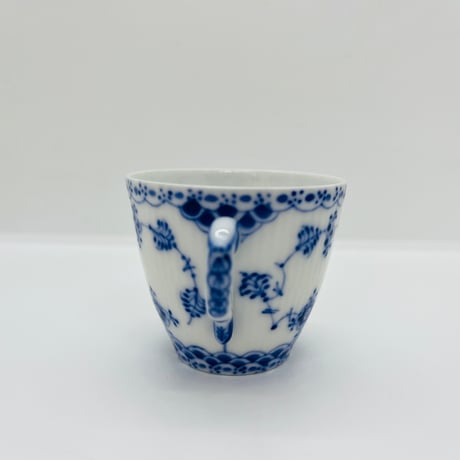 《Royal Copenhagen》  ブルーフルーテッド　モカカップ -A