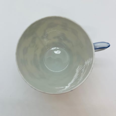 《Royal Copenhagen》  ブルーフルーテッド　モカカップ -A