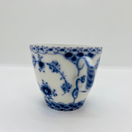 《Royal Copenhagen》  ブルーフルーテッド　モカカップ -A