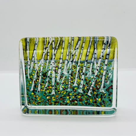 【Helja Liukko-Sundstrom】白樺のガラスカード《Iittala》
