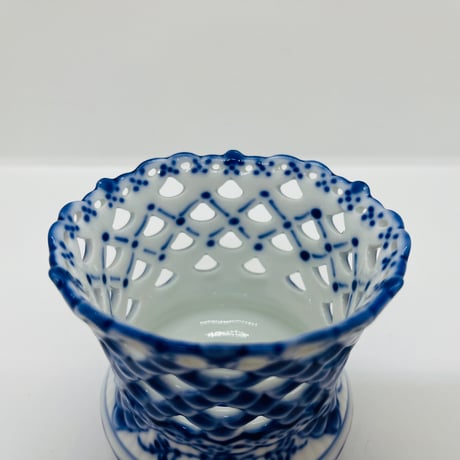 《Royal Copenhagen》  ブルーフルーテッド　シガレットカップ／小型ベース-A