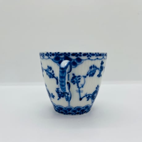 《Royal Copenhagen》  ブルーフルーテッド　モカカップ -A