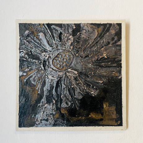 【Börje Skohg】ユニークピース**花の陶板《Gustavsberg》