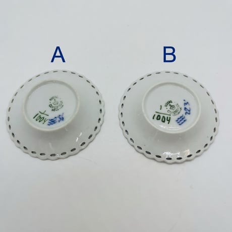 《Royal Copenhagen》  ブルーフルーテッド　ミニプレート / バターディッシュ-A