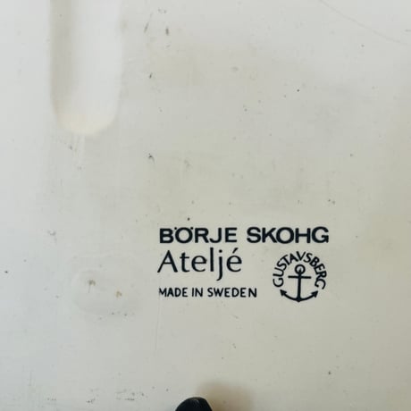 【Börje Skohg】十字架の陶板《Gustavsberg》
