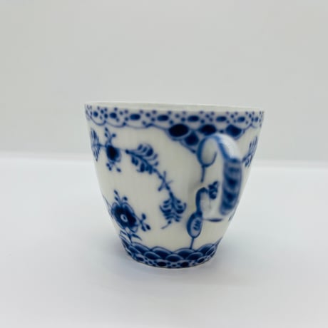 《Royal Copenhagen》  ブルーフルーテッド　モカカップ -A