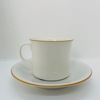 【Signe Persson-Melin/シグネペーションメリン】コーヒーカップ＆ソーサー　A LA CARTE 　ブラウンゴールド《Rorstrand》