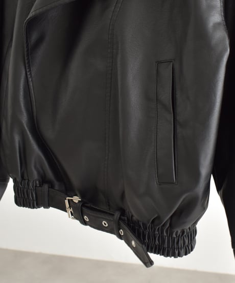 Fake Leather Blouson t1911-565
