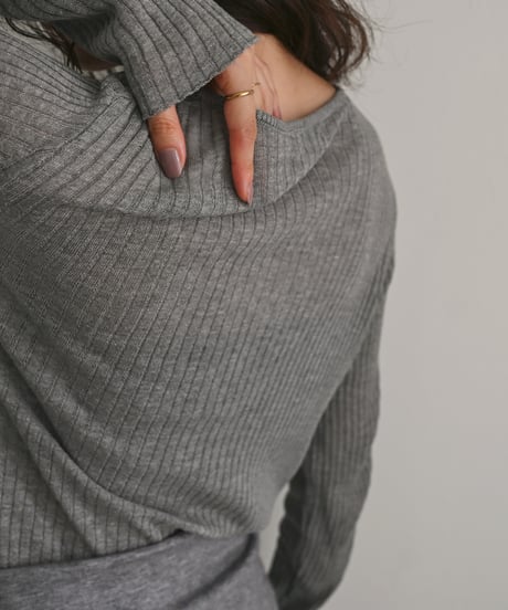 Sheer Rib Knit Cardigan np-t1911-564