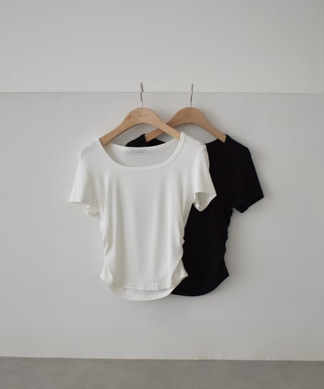 Side Gather Square Tshirt np-t1911-554