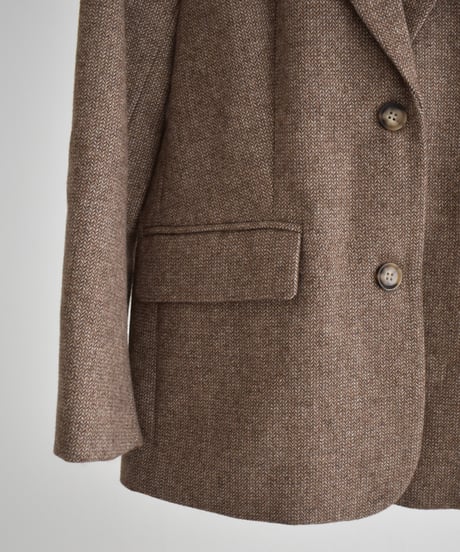 Herringbone Wool Jacket t1911-589