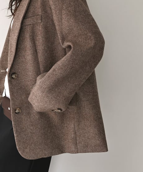 Herringbone Wool Jacket t1911-589