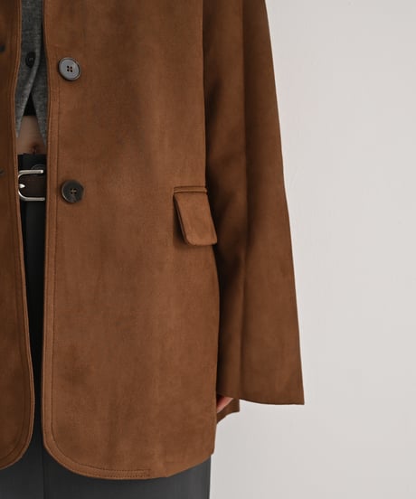 Fake Suede Tailored Jacket t1911-336
