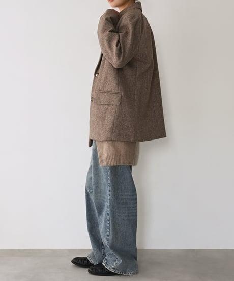 Herringbone Wool Jacket t1911-589
