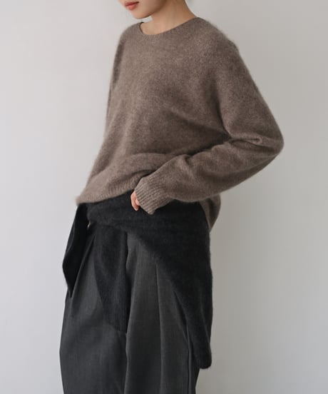Wool Cashmere Knit Pullover t1911-585