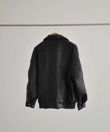 Fake Leather Blouson t1911-565