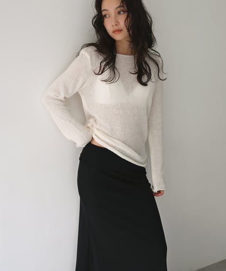 Layered Longsleeve Sheer Knit t1911-574