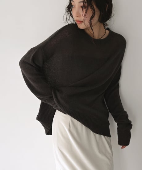 Sheer Knit Tops  t1911-582
