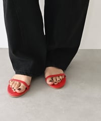 Strap Flat Sandal（Red） s1912-48