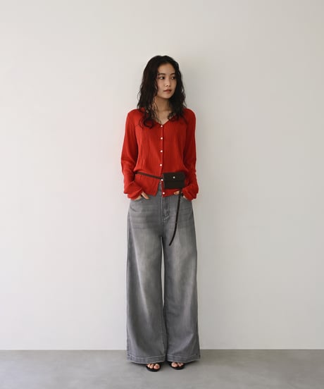 Gray Straight Denim bo2000-203