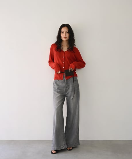Gray Straight Denim bo2000-203