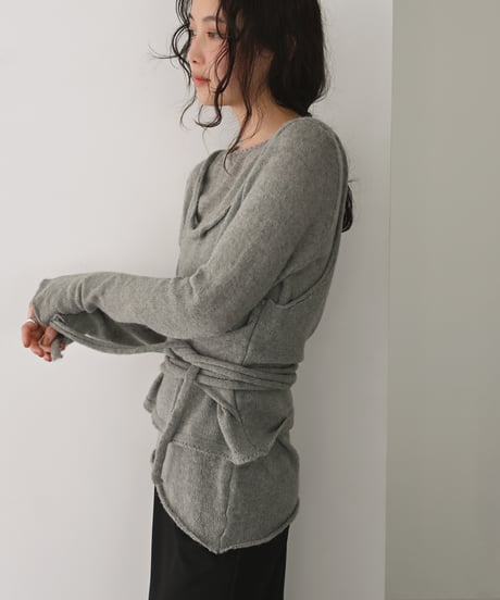 Layered Longsleeve Sheer Knit t1911-574