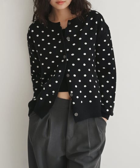 Dot Knit Cardigan t1911-573