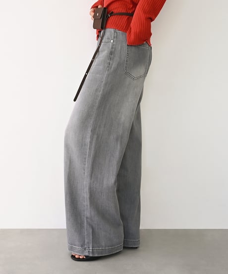 Gray Straight Denim bo2000-203