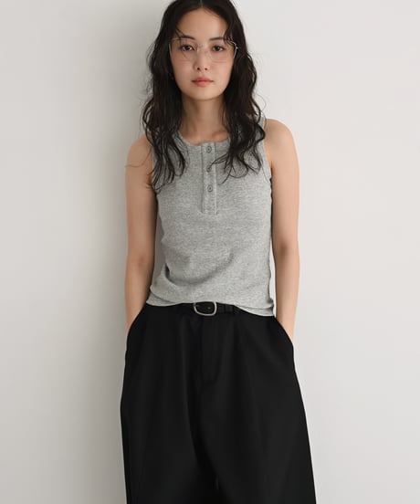 Henry Neck Tank Top t1911-411