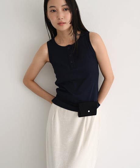 Henry Neck Tank Top t1911-411