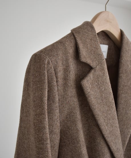 Herringbone Wool Jacket t1911-589