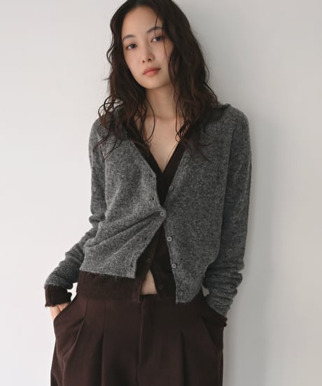 Vneck Soft Knit Cardigan  np-t1911-593