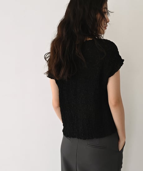 French Sleeve Shirring Cardigan t1911-559