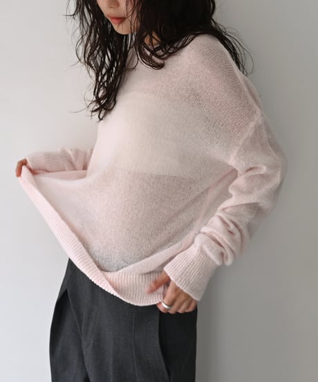 Sheer Knit Tops  t1911-582
