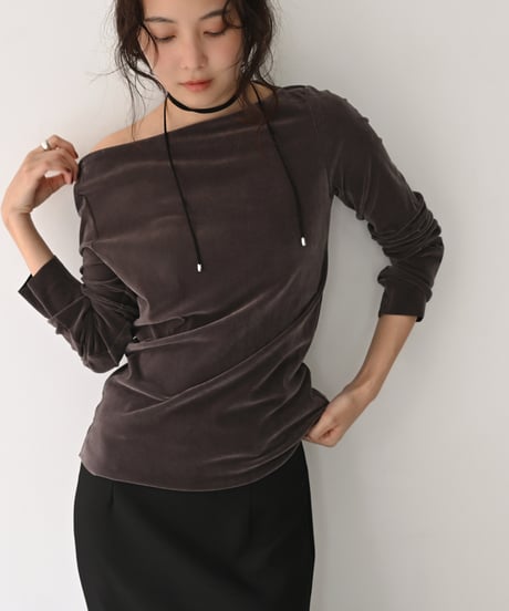 Sheer Velor Tops t1911-581