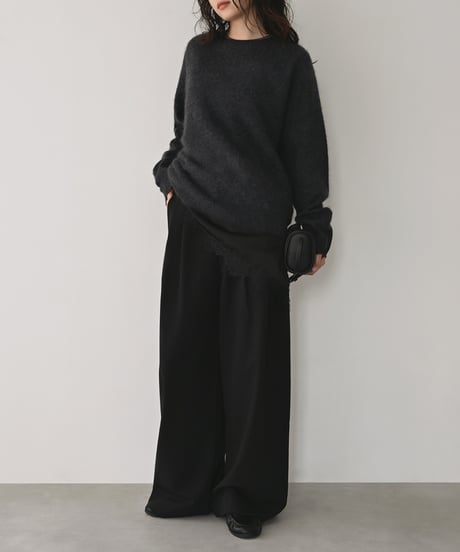 Wool Cashmere Knit Pullover t1911-585
