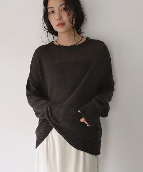Sheer Knit Tops  t1911-582